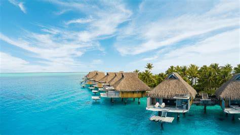 Hôtel sur pilotis au lagon de Bora Bora