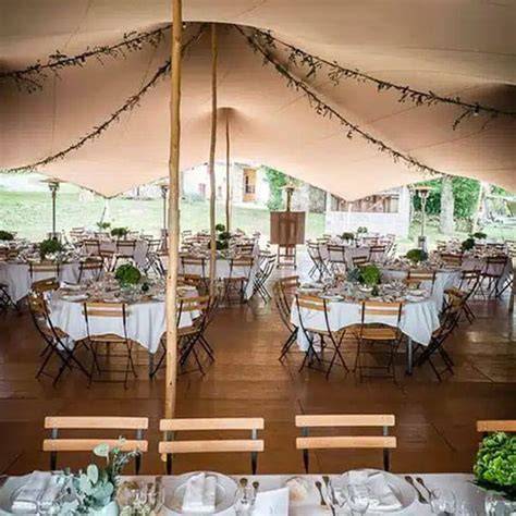 tente stretch 160 m2 dîner mariage