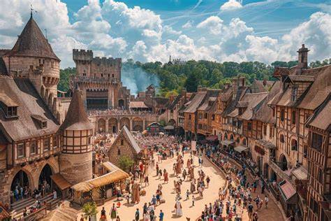 Vue du Puy du Fou en été
