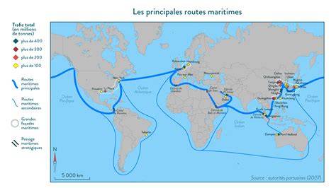 Schéma des routes internationales du pèlerinage