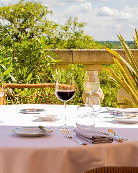 Déjeuner gastronomique sur terrasse viticole