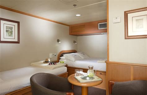Types de cabines sur navire de croisière
