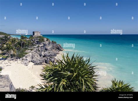 Ruines mayas de Tulum mer Caraïbes