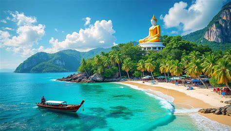 Plages et paysages tropicaux de Phuket