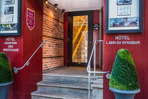 Hôtel Abri du Voyageur et centre-ville de Montréal