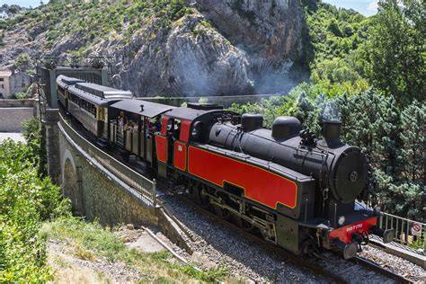 Train à vapeur des Cévennes en vallée