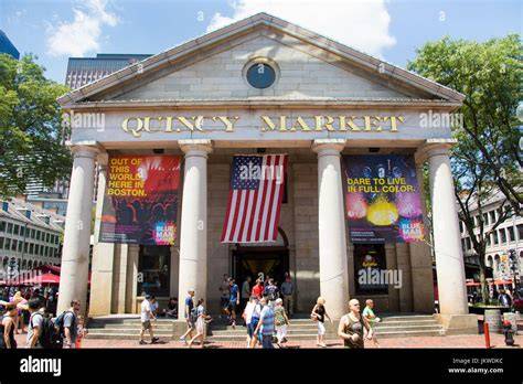 Quincy Market spécialités culinaires Boston