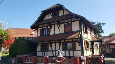 Maison traditionnelle alsacienne à Obernai
