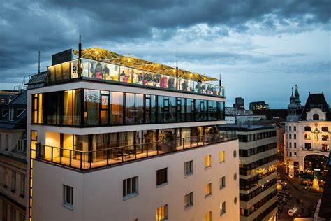 rooftop de hostel à Vienne