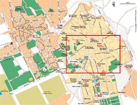 Carte d’orientation de la médina