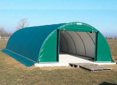 tente de stockage agricole en PVC