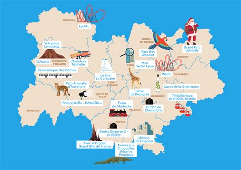 Carte des sites touristiques autour d’Argelès-Gazost
