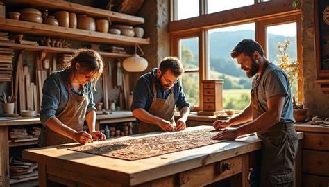 Artisans locaux et voyageurs responsables