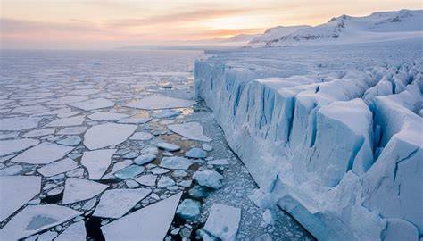 Terre François-Joseph glaciers et banquise