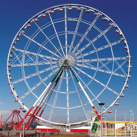 Grande roue et auto-tamponneuses du parc