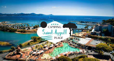 Camping Saint-Aygulf Plage vue mer