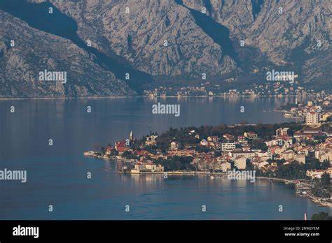 Plage privée béton baie de Kotor Herceg Novi