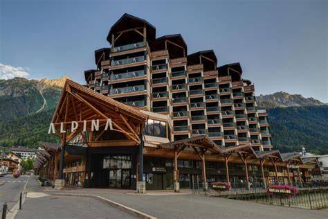 Alpina Eclectic Hotel vue Mont Blanc