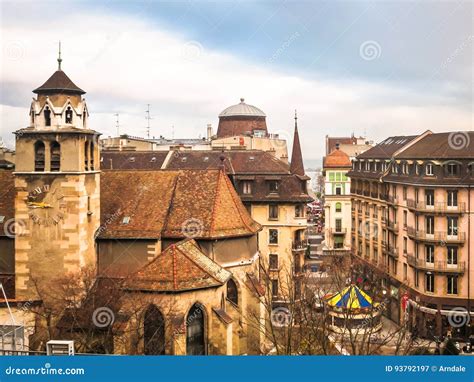 Vue panoramique de la Vieille-Ville de Genève