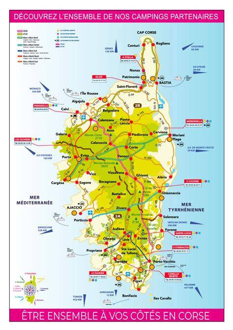 Carte des campings autour d’Agen