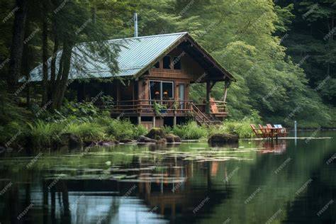 Chalet moderne au bord d’une rivière en Mauricie