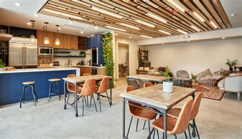 Espaces communs Ecla cuisine coworking cinéma