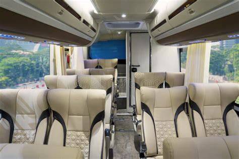 Intérieur confortable autobus sièges inclinables