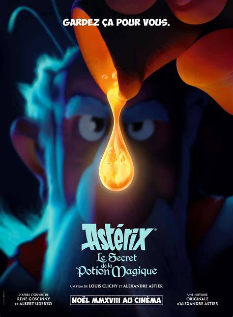 Affiche Astérix Le Secret potion magique Uderzo