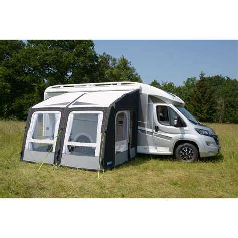 auvent gonflable connecté camping-car