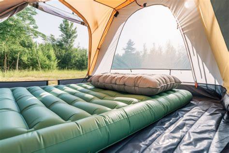 tente gonflable kaki camping familial