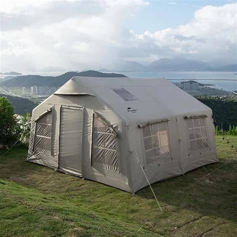 schéma ventilation tente gonflable familiale