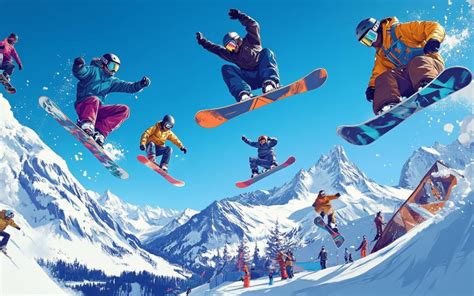 Snowpark de La Clusaz avec modules freestyle