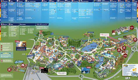 Carte des accès à Europa-Park