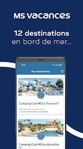 Application mobile MS Vacances sur smartphone