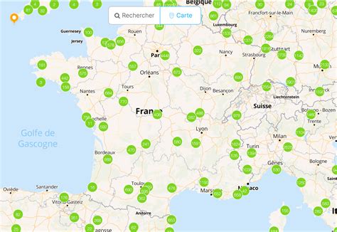 carte stations Bosch recharge vélo France