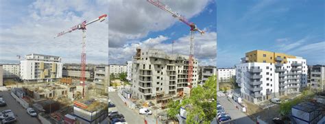 Timelapse évolution chantier construction