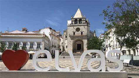 Carte itinéraire touristique vieille ville Elvas