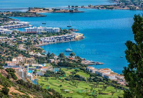 Vue panoramique du golfe de Mirabello