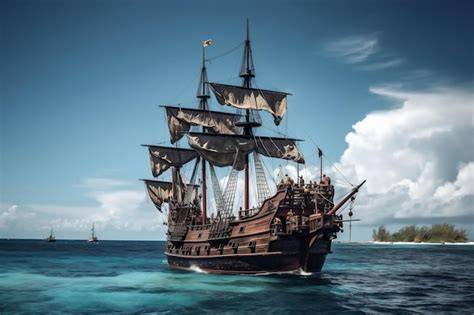 bateau pirate au port de Kolymbia