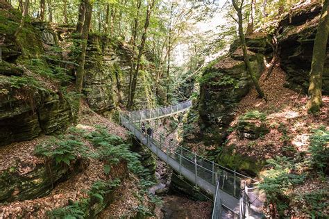 Gorge rocheuse et sentier du Mullerthal