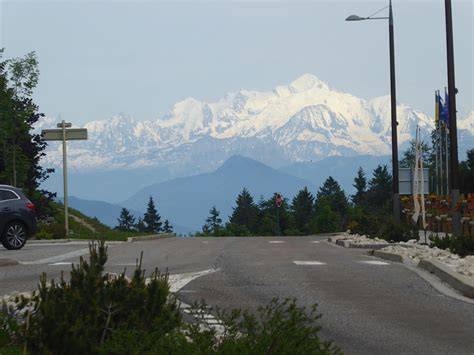 Panorama col de la Faucille Mont Blanc