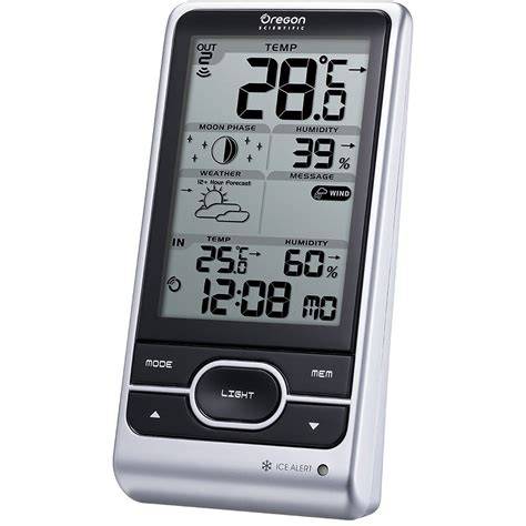 Écran LCD station météo Oregon Scientific