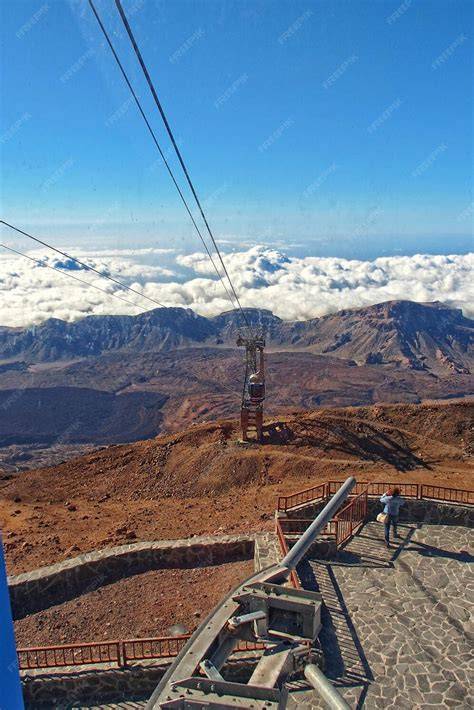 Téléphérique du Teide et paysage de lave