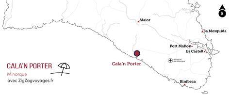 Carte des accès à Cala Liberotto