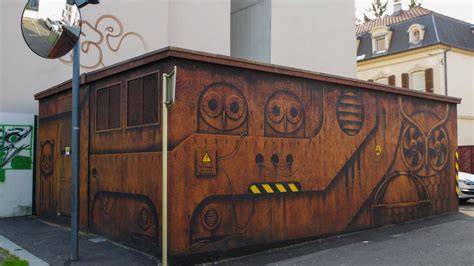 Street art et murs peints du centre de Mulhouse
