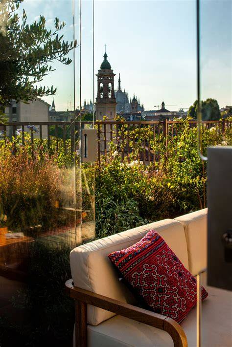 Terrasse panoramique avec vue sur Duomo