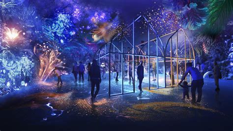 La Serre des Mondes plantes numériques lumineuses