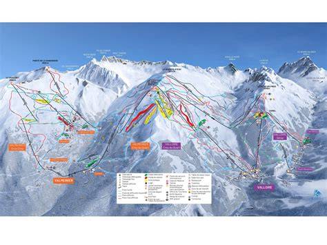 Station de ski Valmeinier enneigée