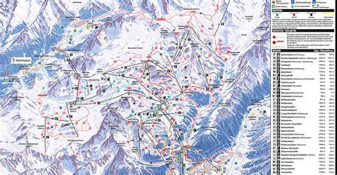 Carte des pistes Ischgl Samnaun Silvretta Arena