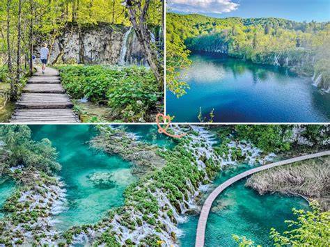 Lacs et passerelles du parc national de Plitvice